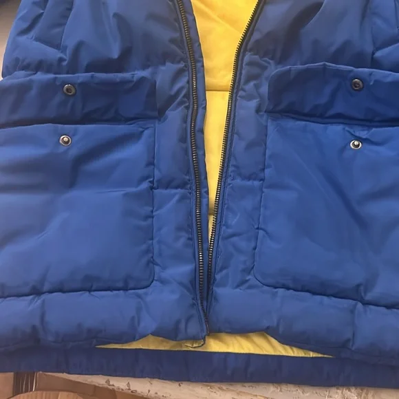 Mackage blue jacket - size 12- feather filled